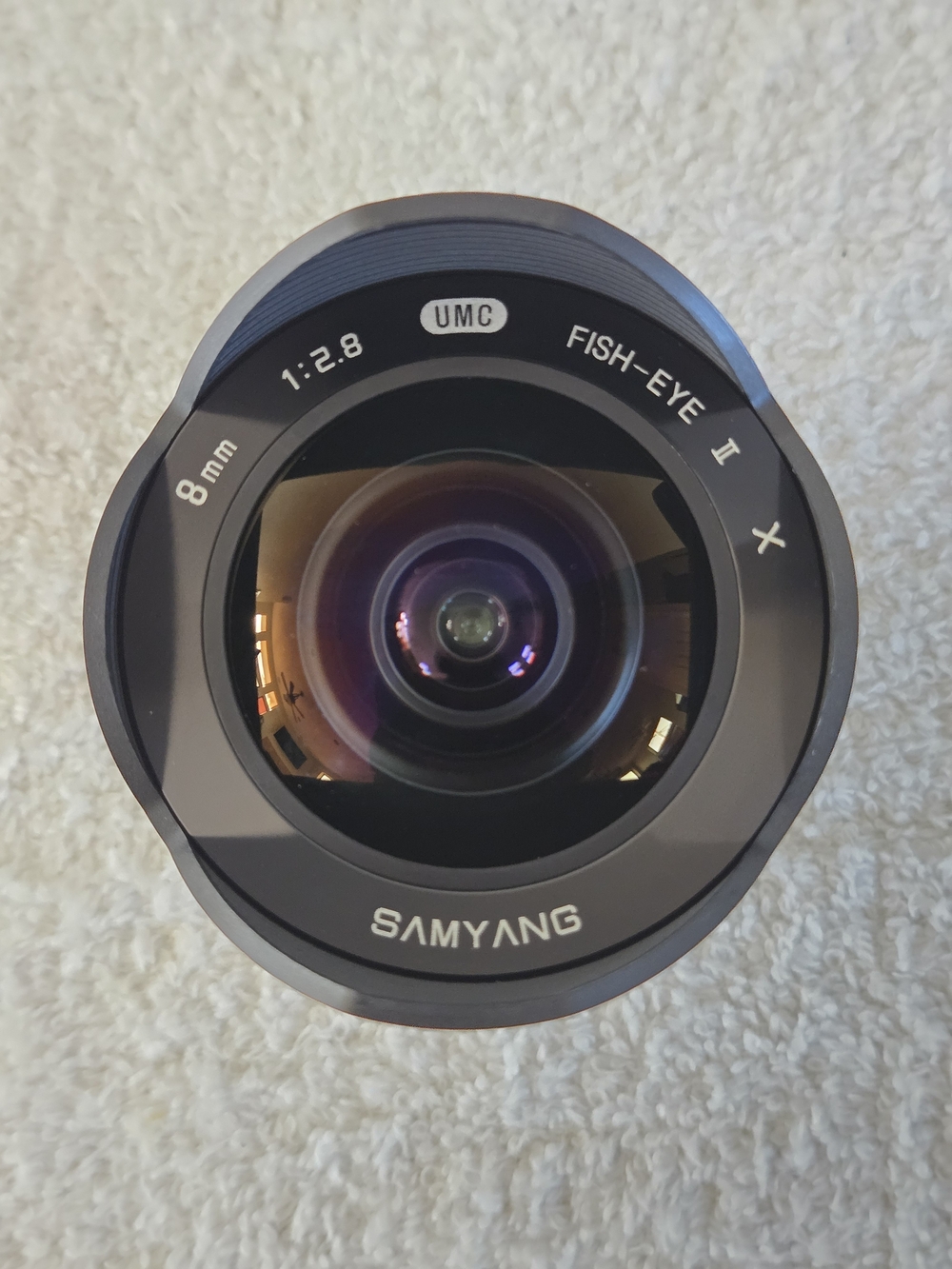 Samyang 8mm f/2.8 1:2.8 Lens Fisheye II Lens UMC W/Lens Caps & Case CLEAN!